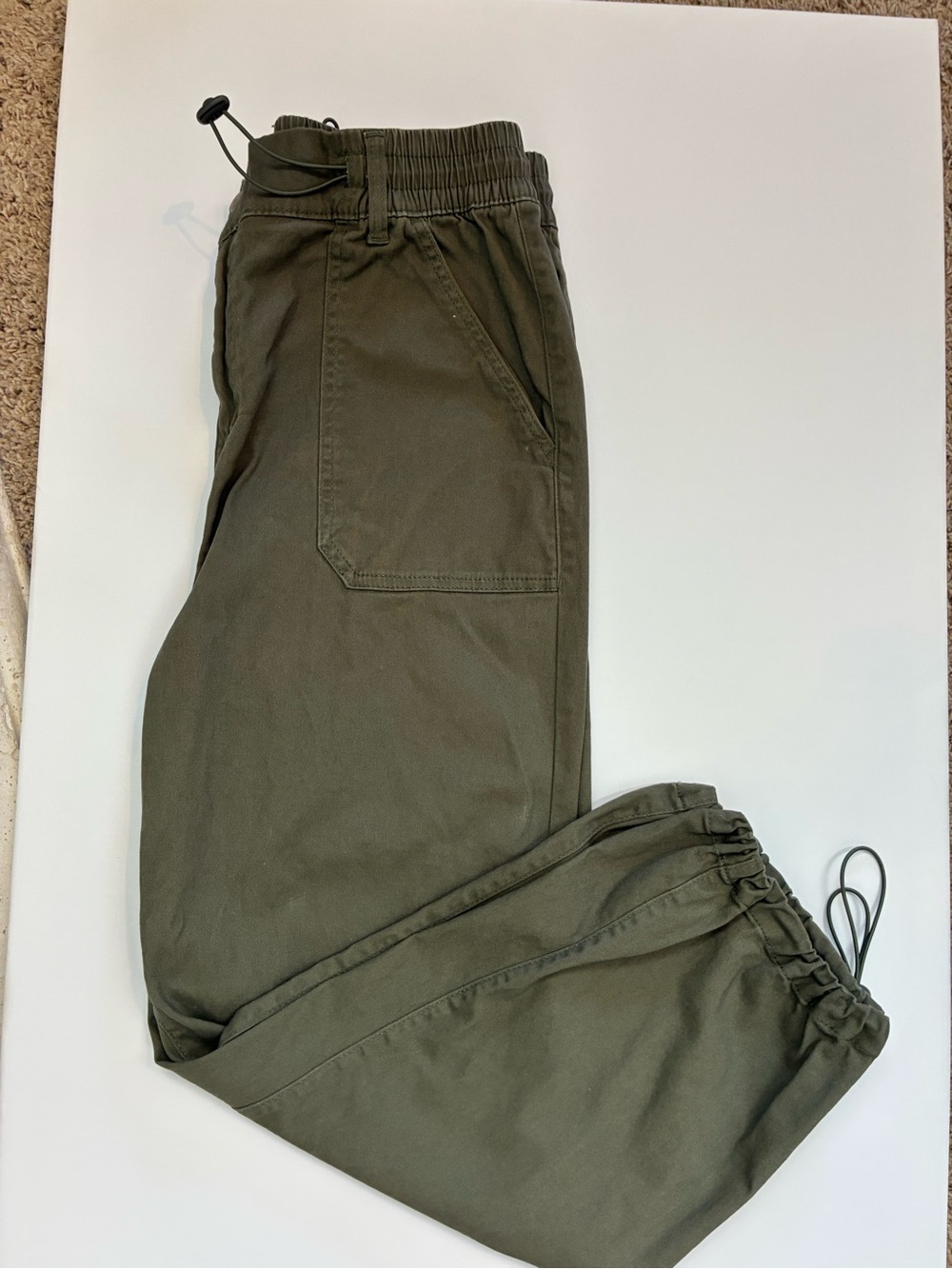 Celebrity Pink NWOT Baggy Cargo Pants w/ elastic Toggle waist & ankles